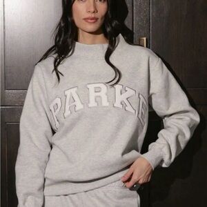 Parke Varsity Mockneck Metallic L/XL Brand New